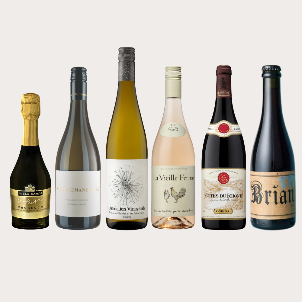 Best Small Bottles of Wine (x6)